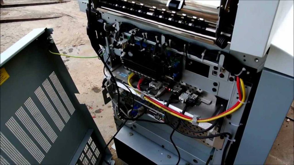 Photocopier being Serviced